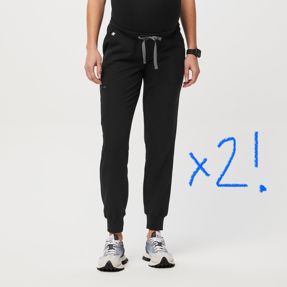 2 Pairs - Figs Maternity Joggers Scrubs